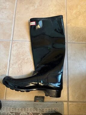 Hunter Gloss Black Tall Rain Boot